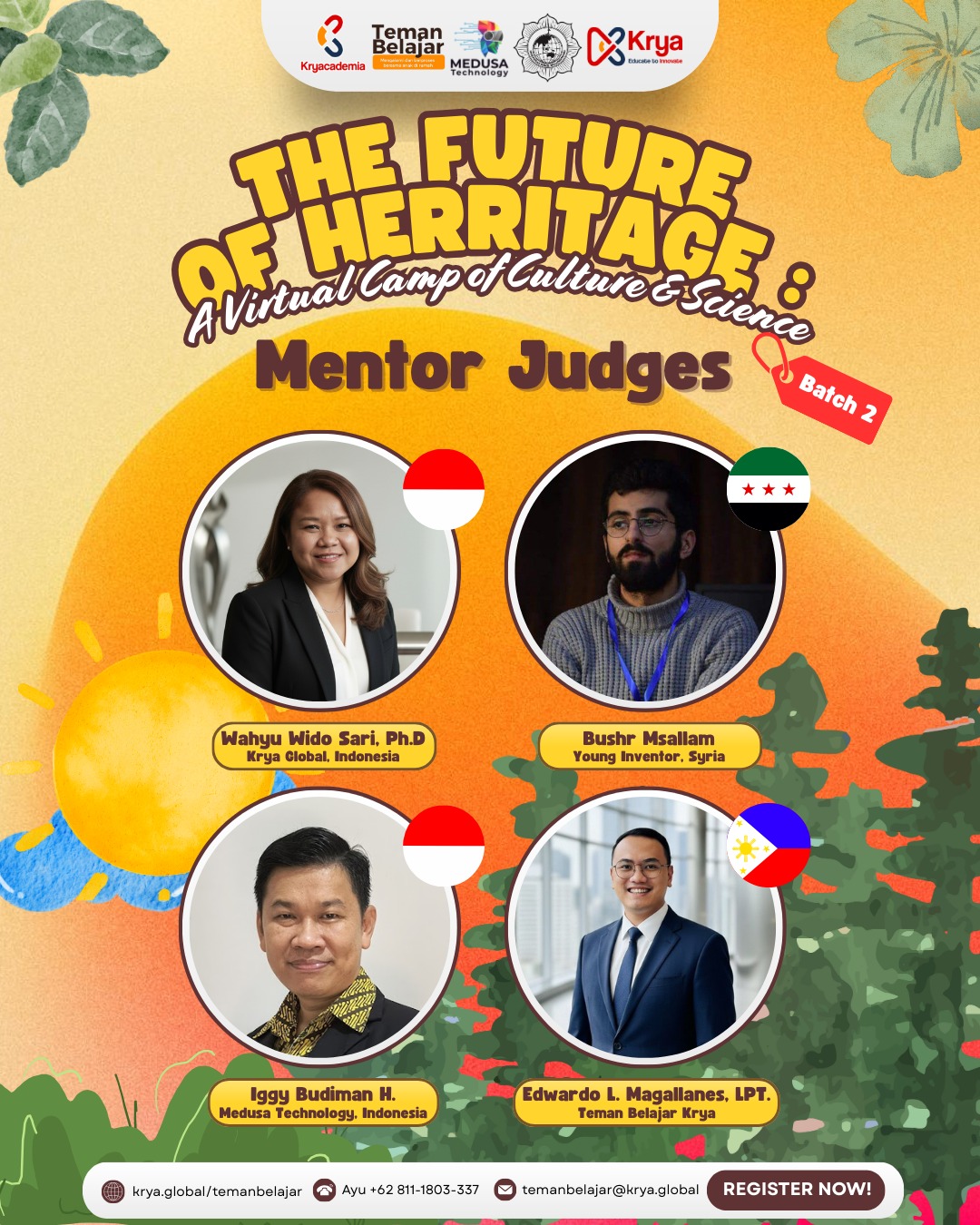 🌏✨ the future of heritage a virtual camp of culture & science batch 2after batch 1 has been su (2)