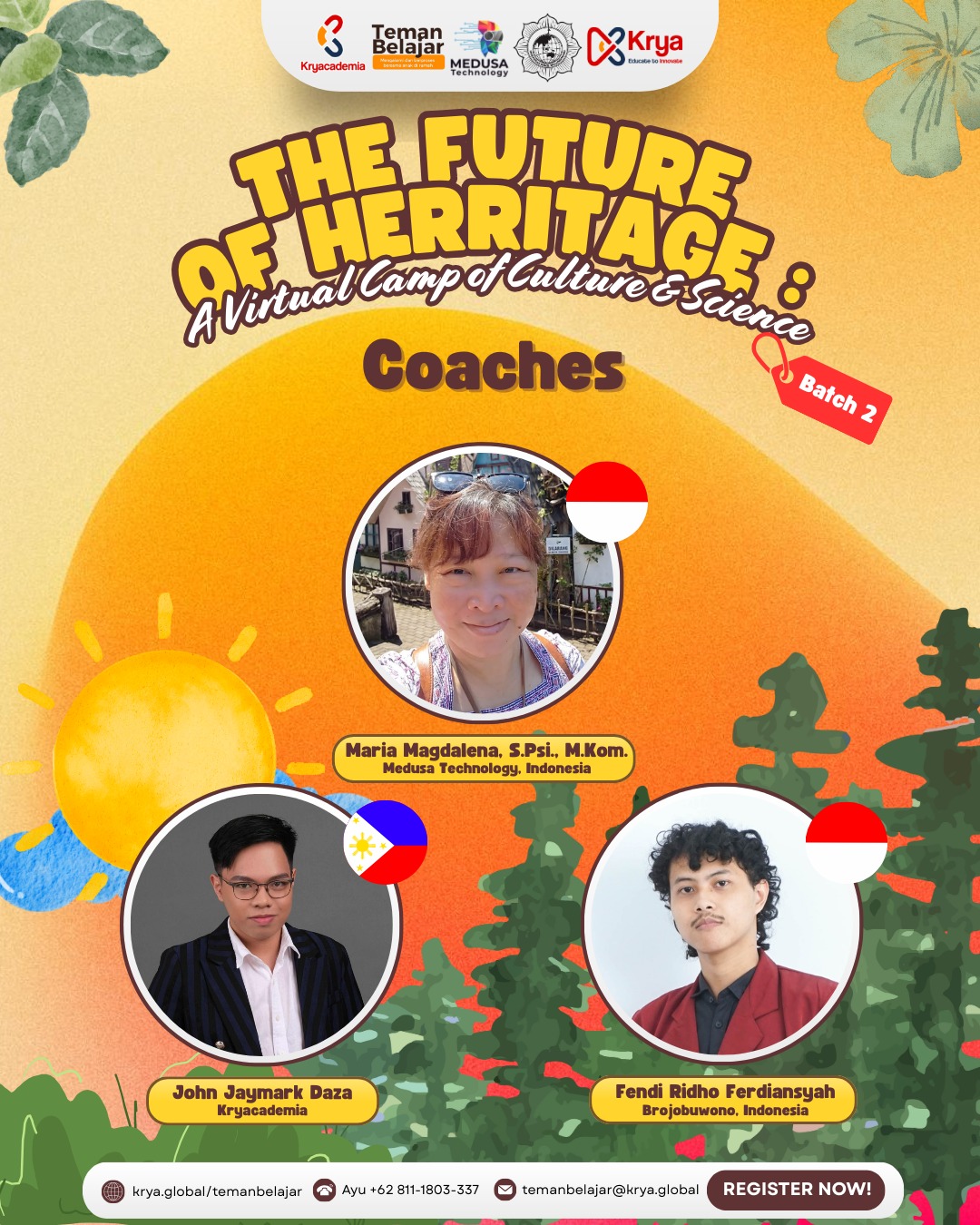 🌏✨ the future of heritage a virtual camp of culture & science batch 2after batch 1 has been su (3)