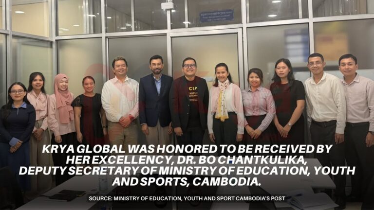 krya global strengthens educational ties in cambodia through strategic high level engagementphno
