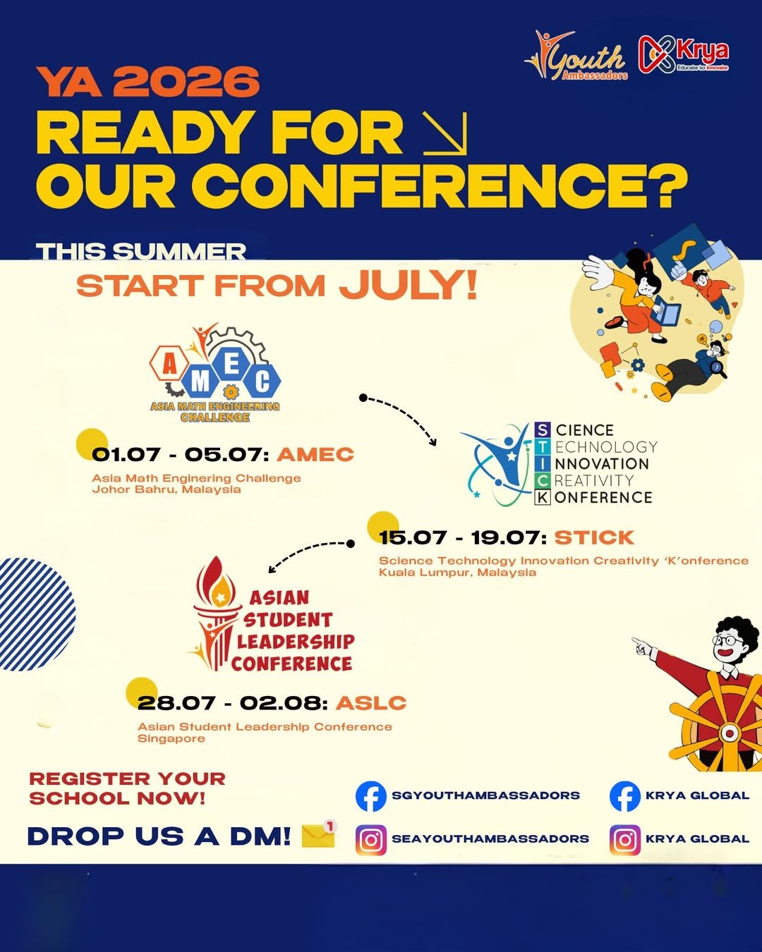 Blogs summer is here! are you ready to spent your summer together with usya conference 2026 is back! j