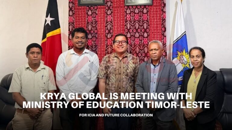 we are honored to have had the opportunity to meet with the ministry of education of timor leste