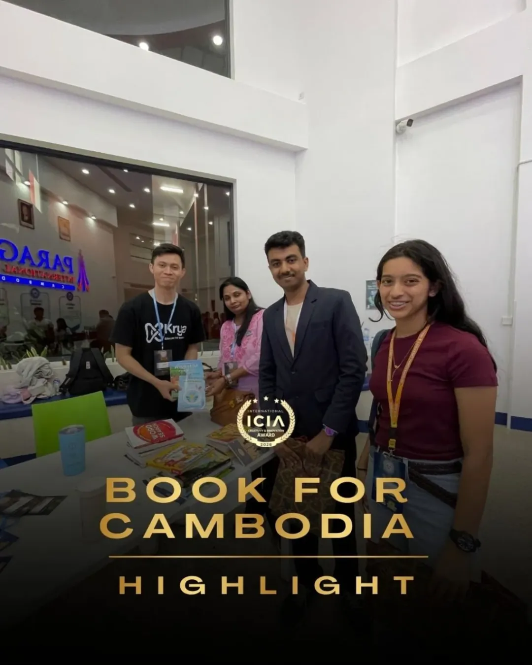 Blogs small actions, meaningful impact ✨through the book for cambodia initiative, icia 2026 cambodia