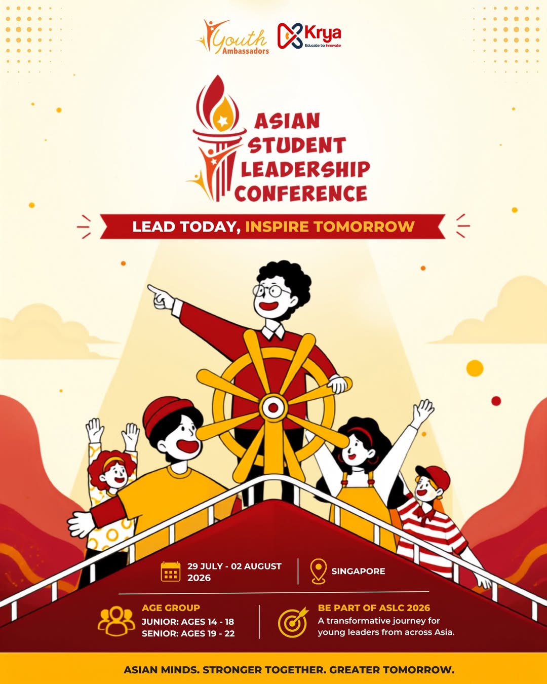 aslc 2026 asian student leadership conferencestep into an inspiring journey of leadership, col