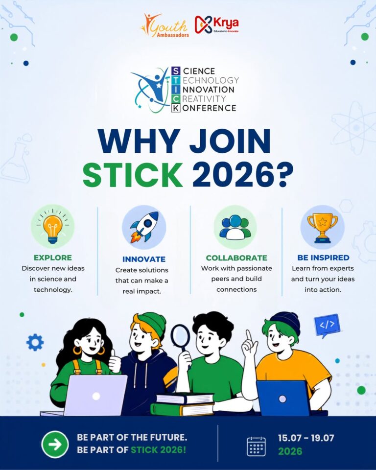 ✨ why join stick 2026stick (science, technology, innovation & creativity konference) is more tha