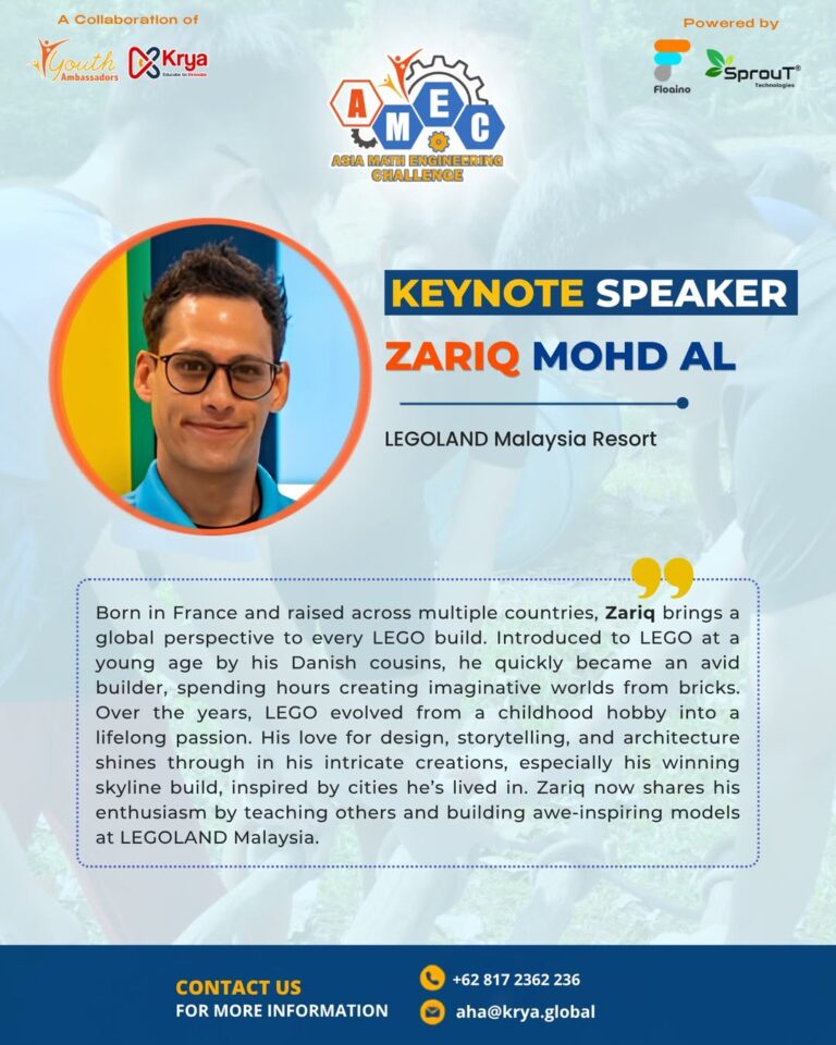 🎤 meet our keynote speaker!were excited to welcome zariq mohd al from legoland malaysia resort