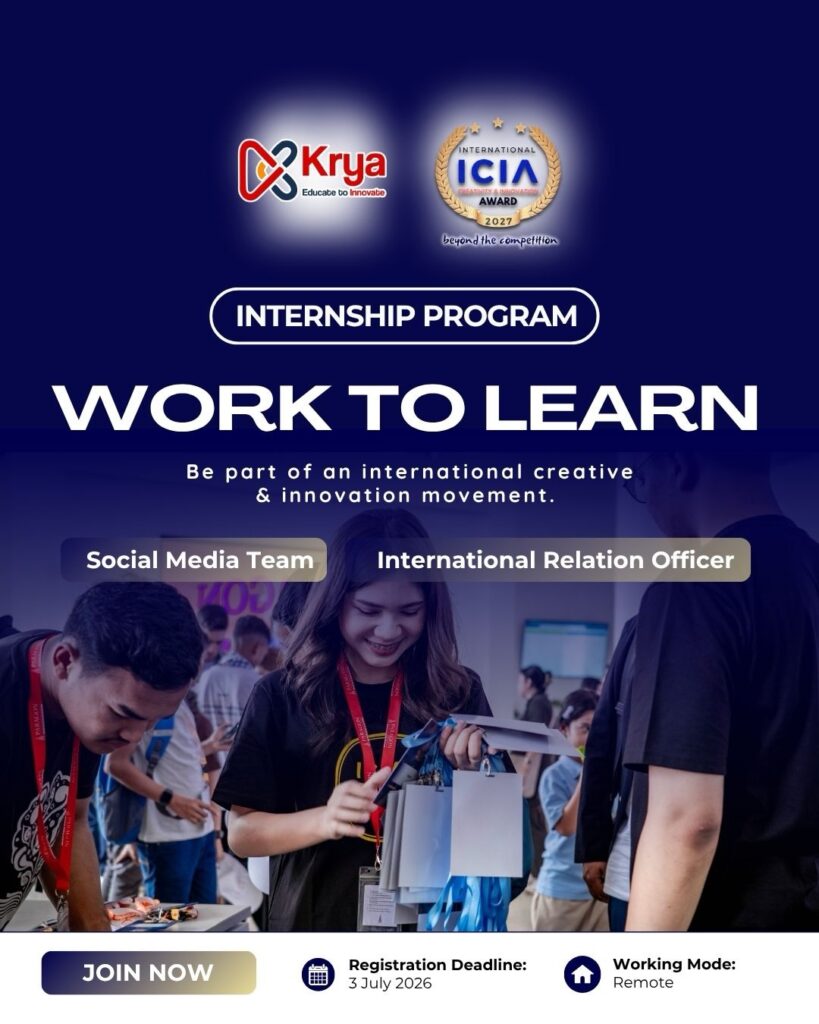 🚀 work to learn internship program is open!be part of an international creative and innovation