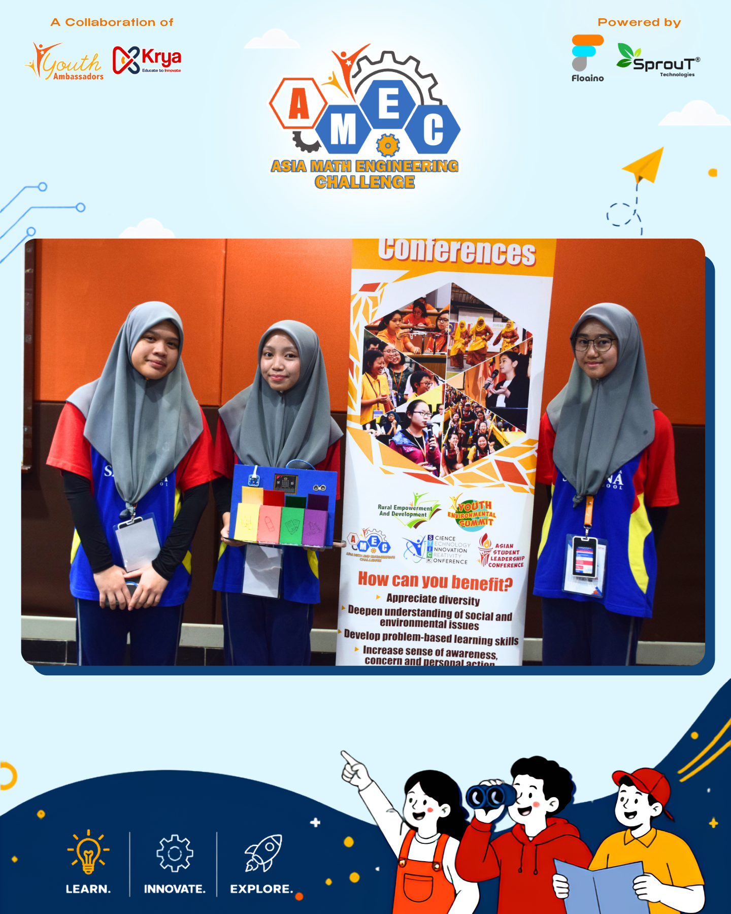 Empowering Next-Gen Innovators: Highlights from the AMEC x AI Innovation Challenge 2026 in Johor Bahru! team 10 a