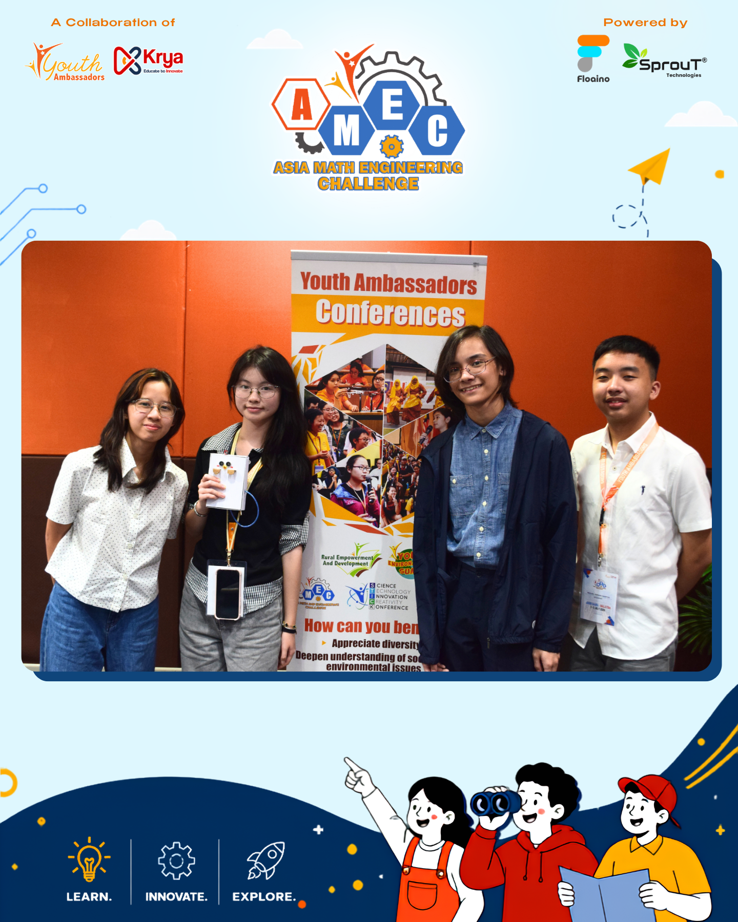 Empowering Next-Gen Innovators: Highlights from the AMEC x AI Innovation Challenge 2026 in Johor Bahru! team 4 a