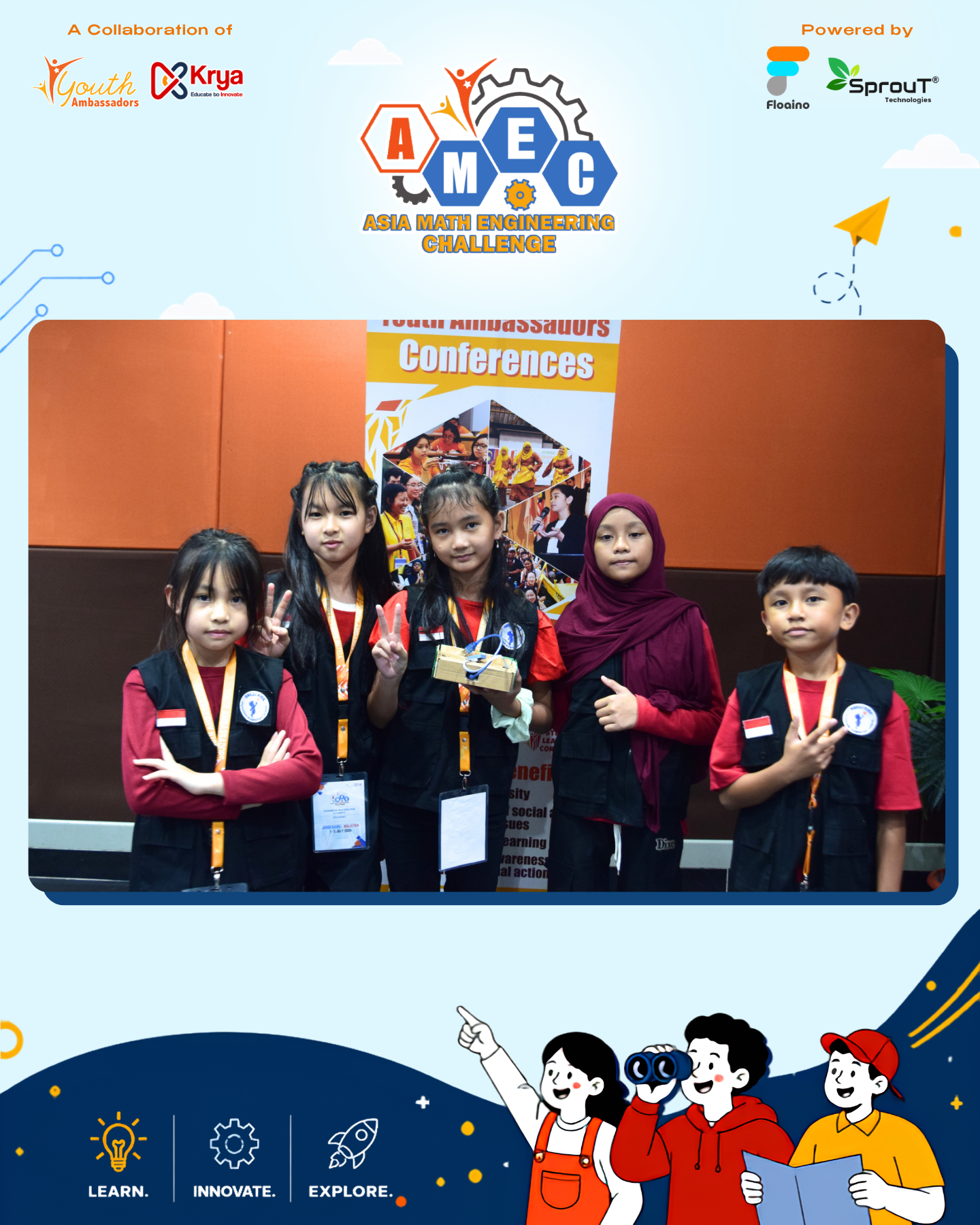 Empowering Next-Gen Innovators: Highlights from the AMEC x AI Innovation Challenge 2026 in Johor Bahru! team 7 a