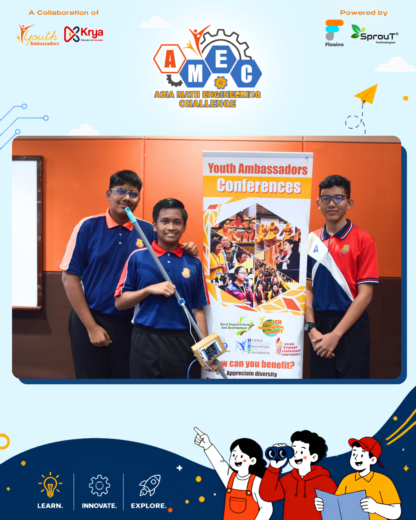 Empowering Next-Gen Innovators: Highlights from the AMEC x AI Innovation Challenge 2026 in Johor Bahru! team 8 a