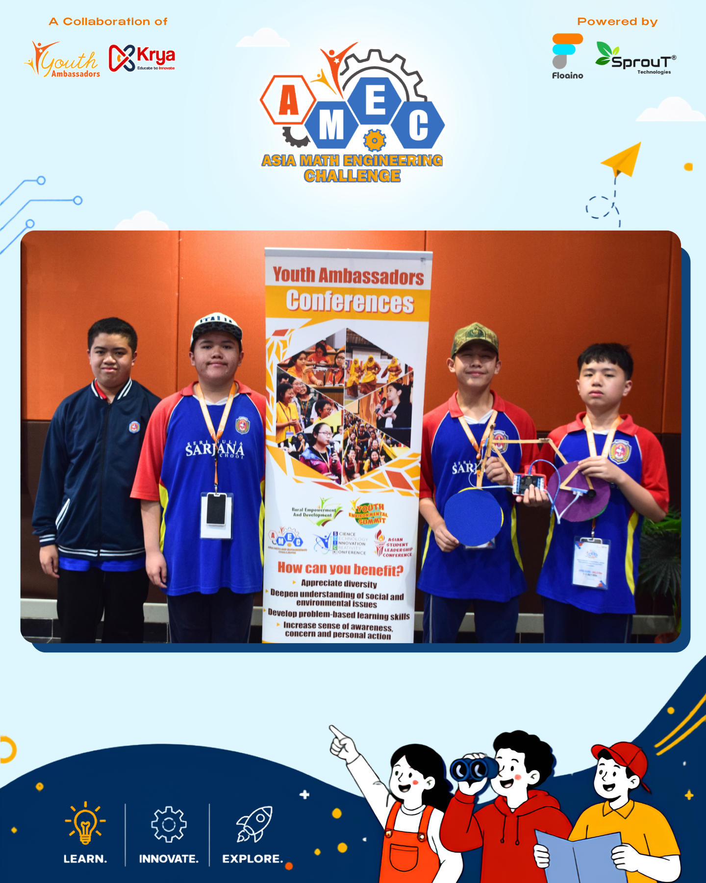 Empowering Next-Gen Innovators: Highlights from the AMEC x AI Innovation Challenge 2026 in Johor Bahru! team 9 a
